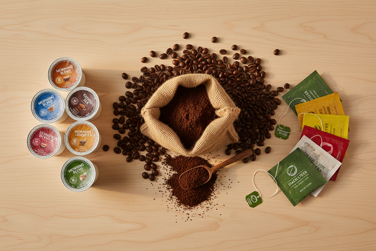 Coffee · Decaf · Tea