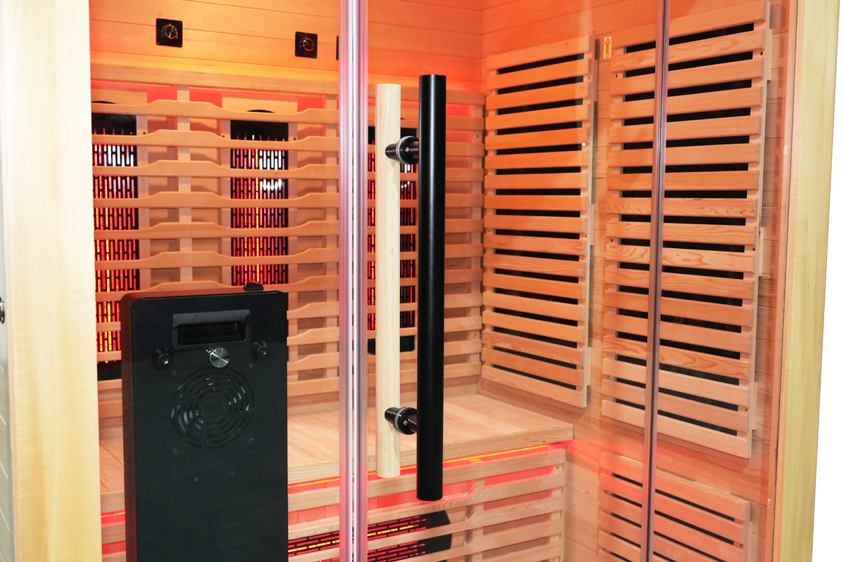 Blisspod Venetian RED Full-Spectrum Sauna for 3 People