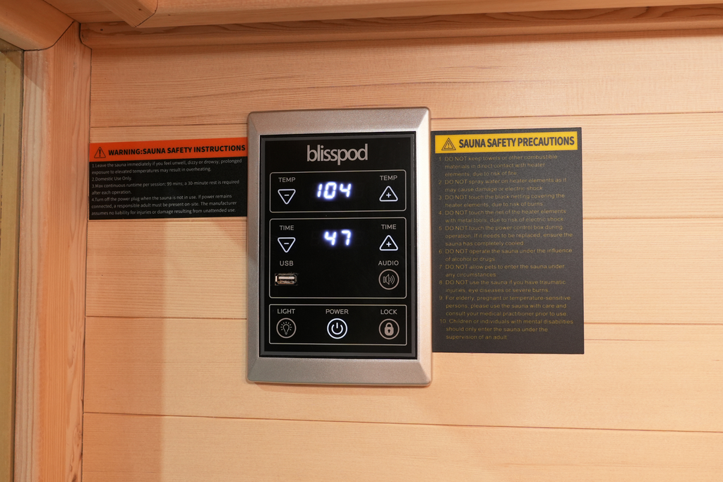 Blisspod Vantaa RED Full-Spectrum Sauna for 2 People