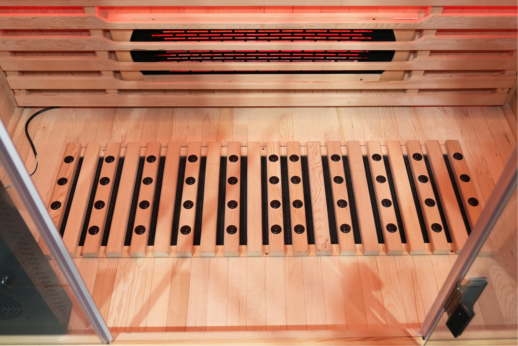 Blisspod Venetian RED Full-Spectrum Sauna for 3 People