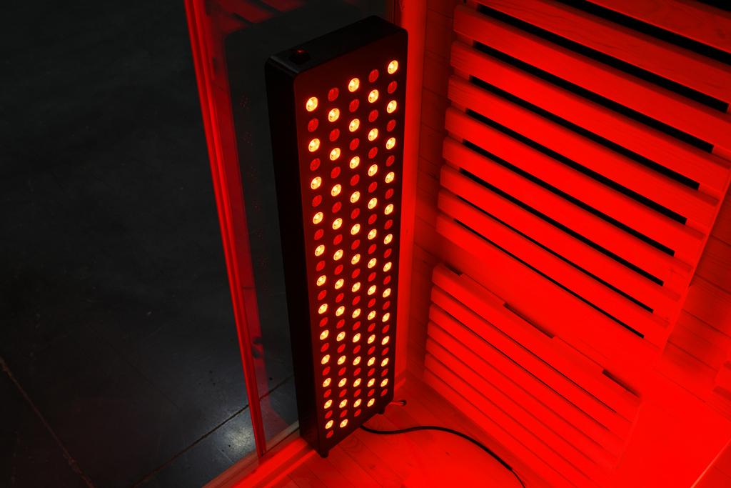 Blisspod Venetian RED Full-Spectrum Sauna for 3 People