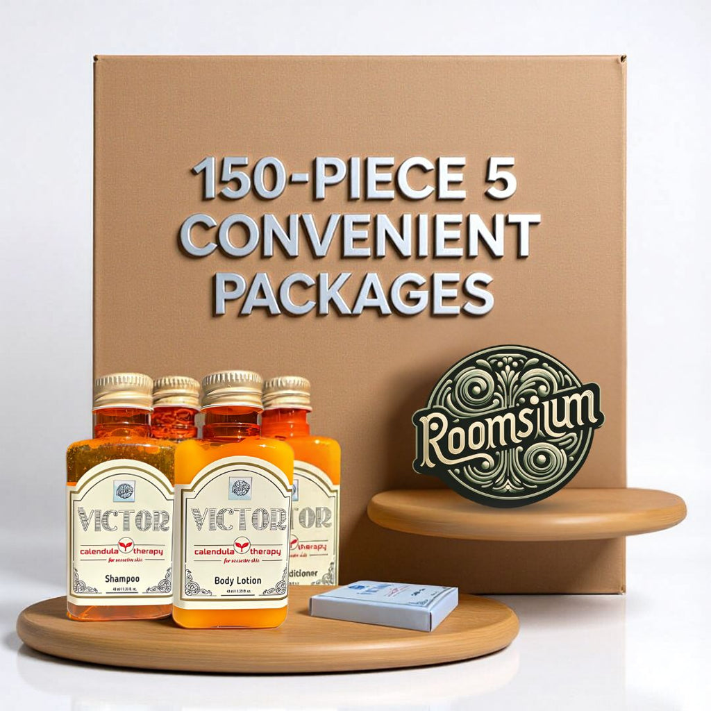 Roomsium Victor Guest Toiletries Set, 150 Pieces