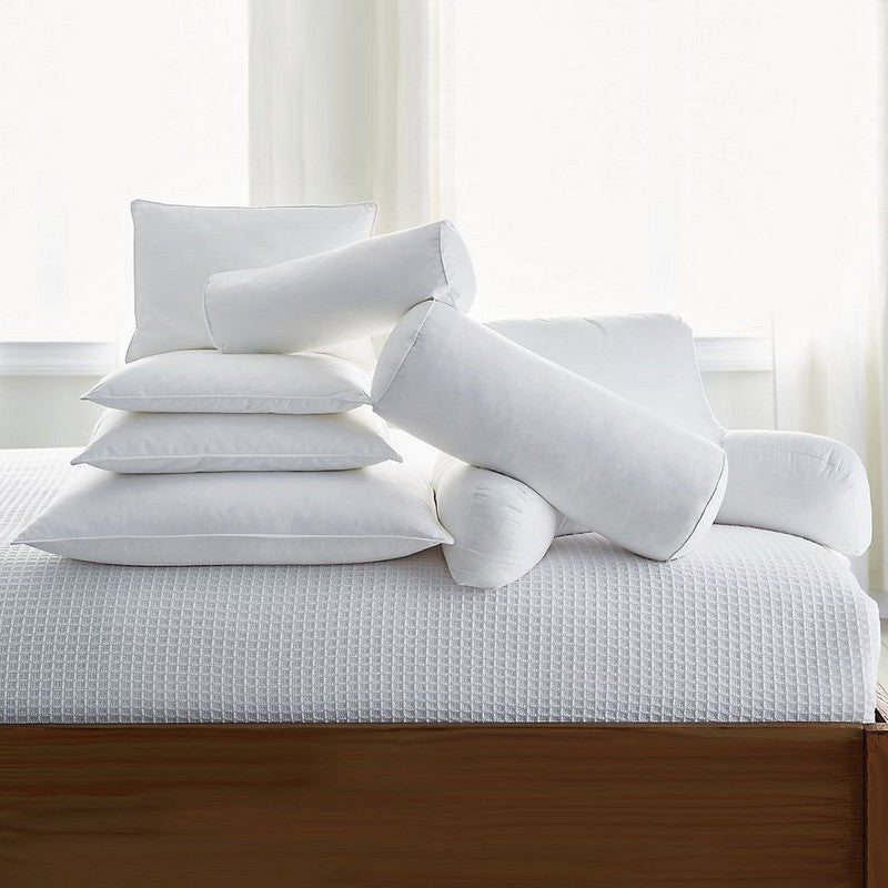 Goose Feather & Down Pillow Insert - White, 4 Sizes