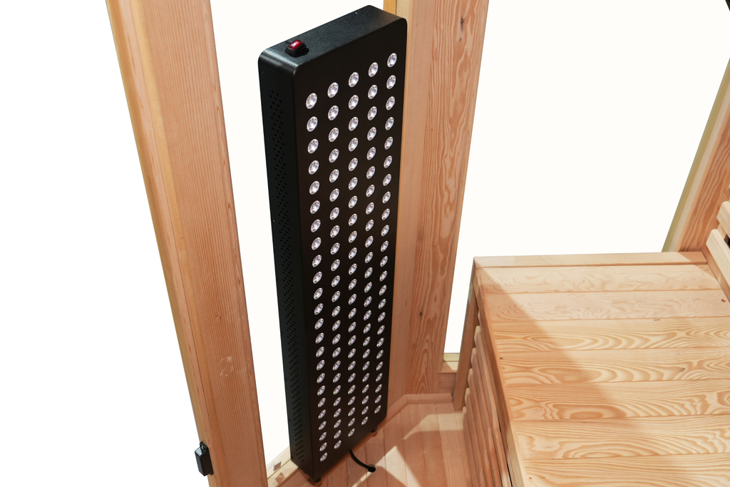 Blisspod Vienna RED Full-Spectrum Corner Sauna for 4–5 People