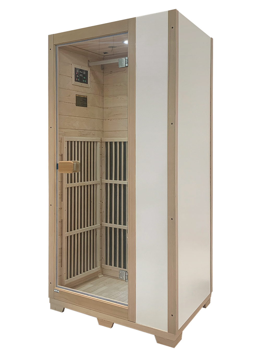 Blisspod Vienna 1-Person Far Infrared Sauna – Canadian Hemlock, Very Low EMF