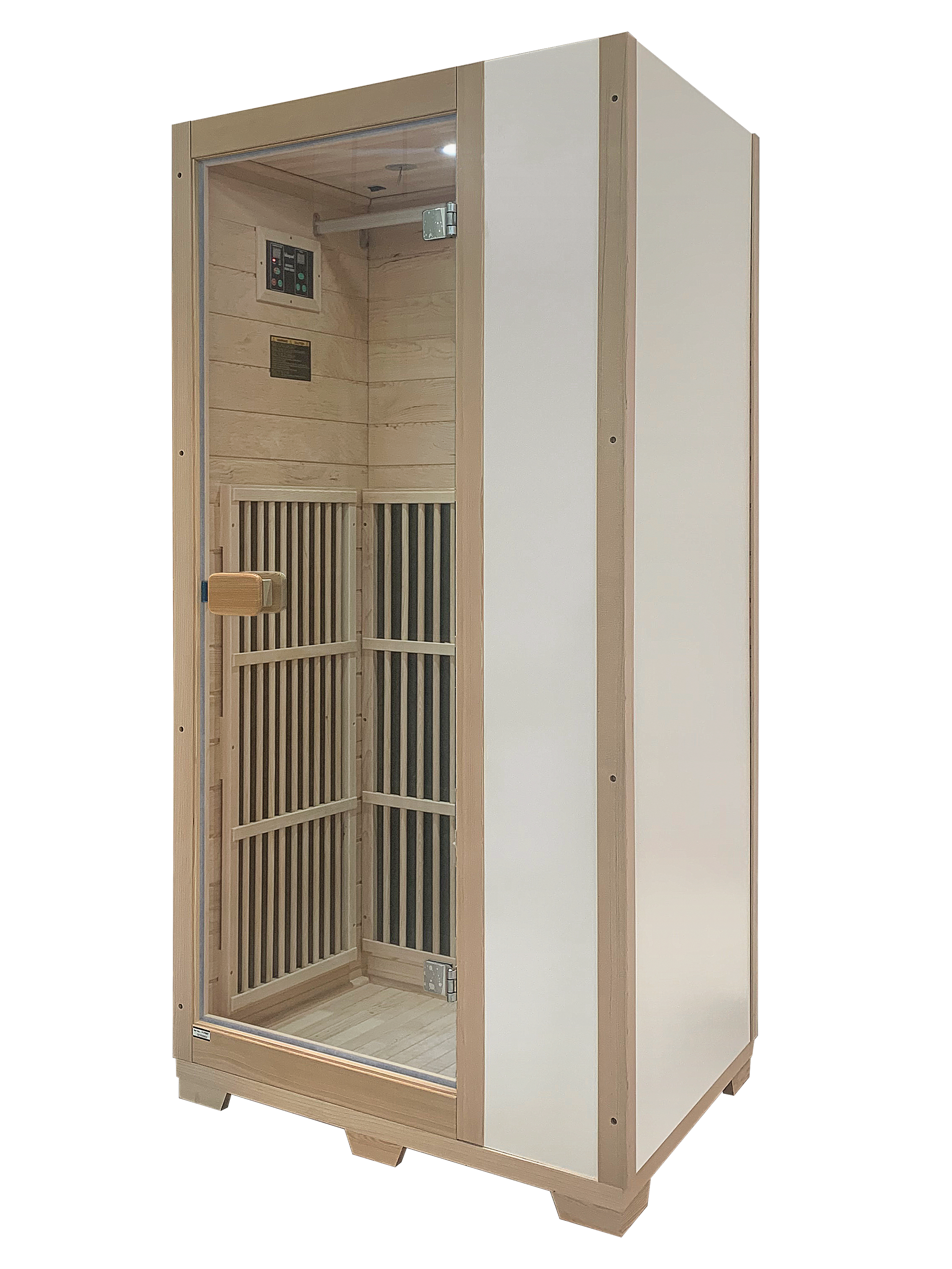 Blisspod Vienna 1-Person Far Infrared Sauna – Canadian Hemlock, Very Low EMF