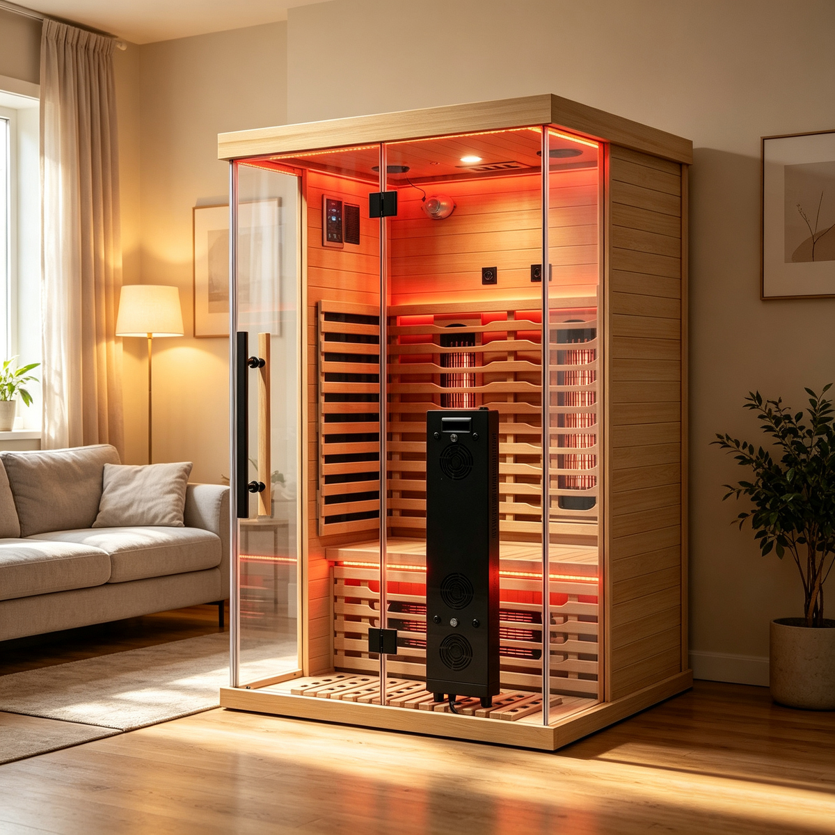 Blisspod Vantaa RED Full-Spectrum Sauna for 2 People