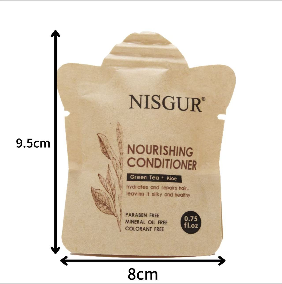 Nisgur Green Tea & Aloe Conditioner, 0.75 fl oz - 100 or 200 Pack
