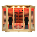 Blisspod Vienna RED Full-Spectrum Corner Sauna for 4–5 People