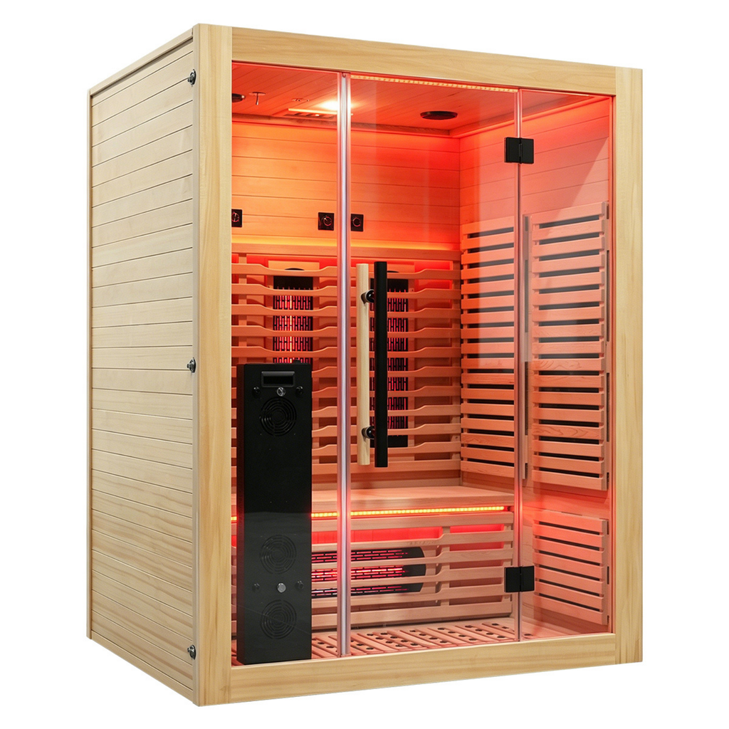 Blisspod Venetian RED Full-Spectrum Sauna for 3 People