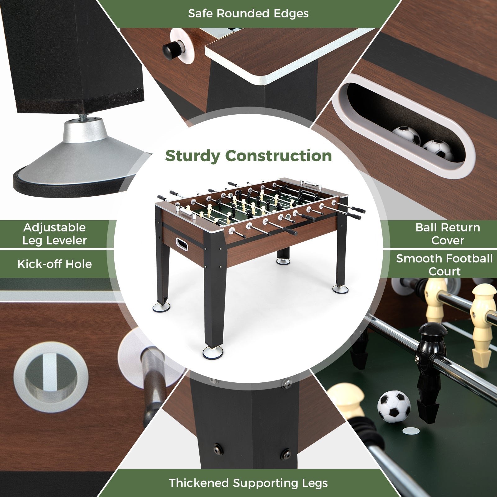 54" Indoor Competition Foosball Table