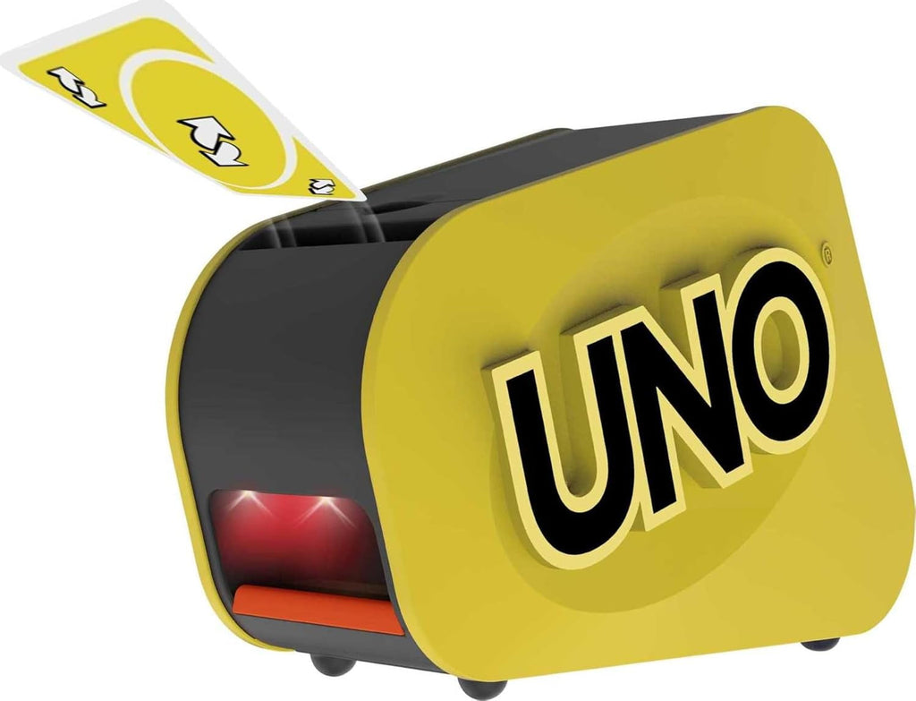 UNO Attack Mega Hit Card Game with Random-Action Launcher