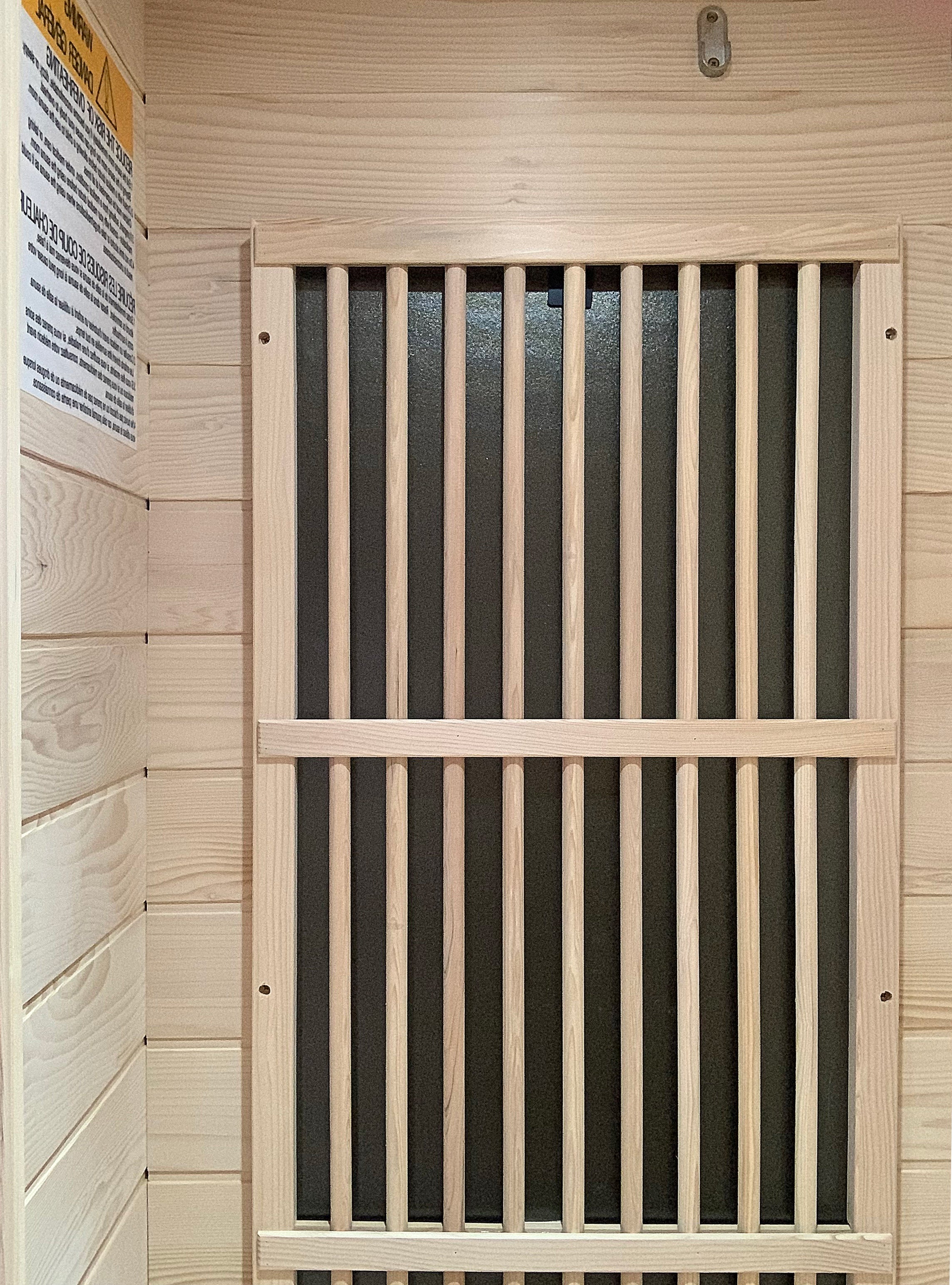 Blisspod Vienna 1-Person Far Infrared Sauna – Canadian Hemlock, Very Low EMF