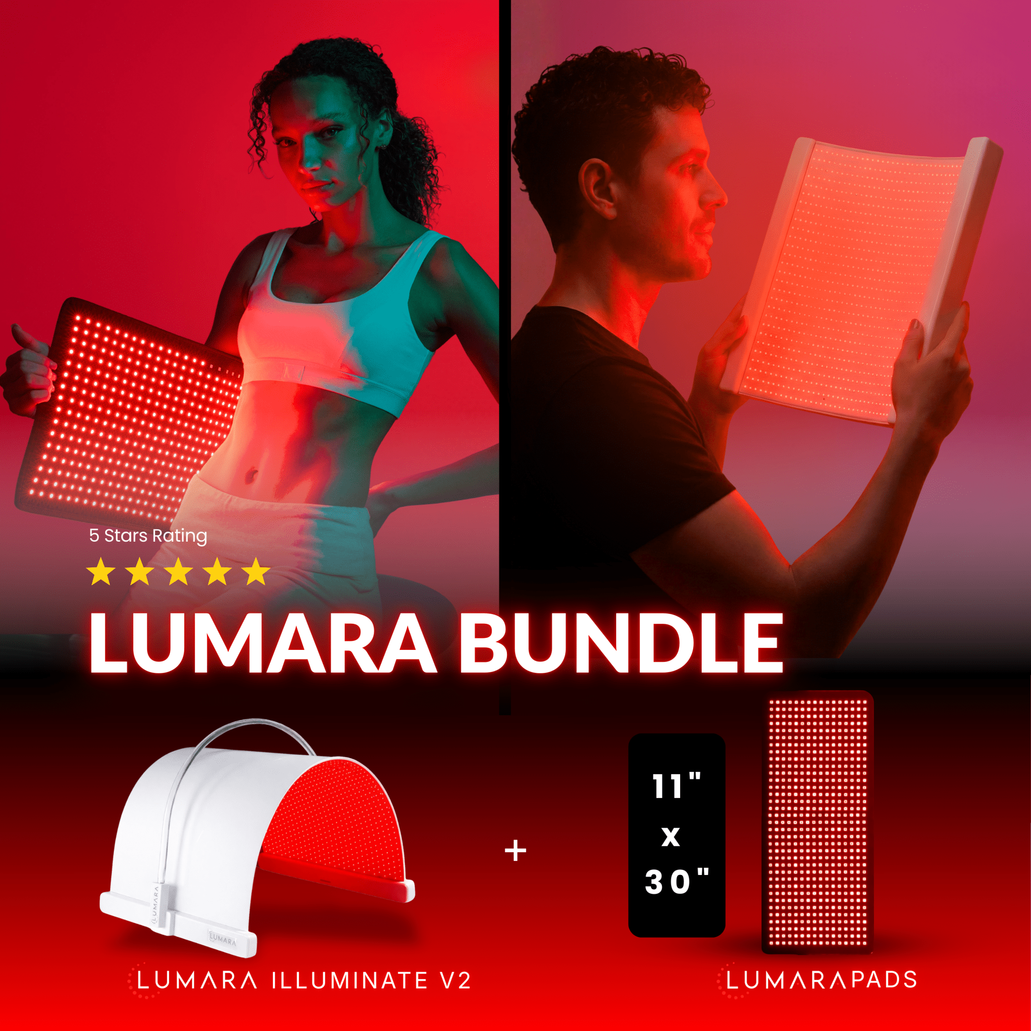Illuminate Red V2 LED Light Therapy Panel
