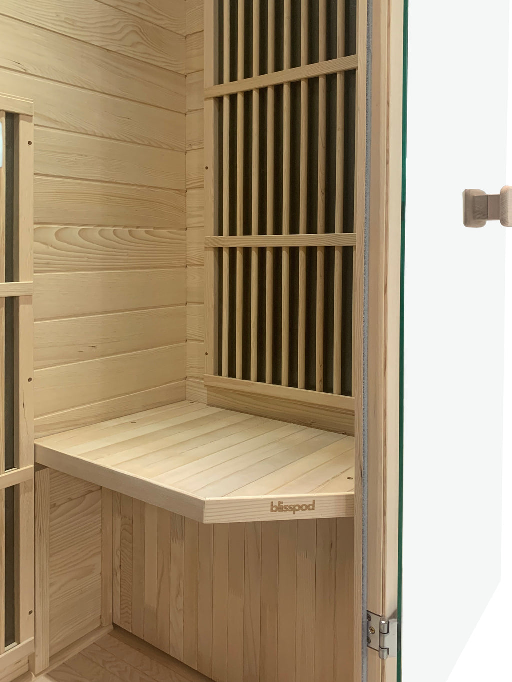 Blisspod Vienna 1-Person Far Infrared Sauna – Canadian Hemlock, Very Low EMF