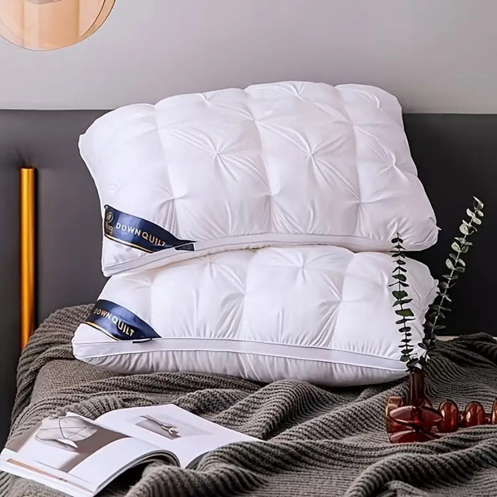 Tufted Rectangular Pillow - Grey or White