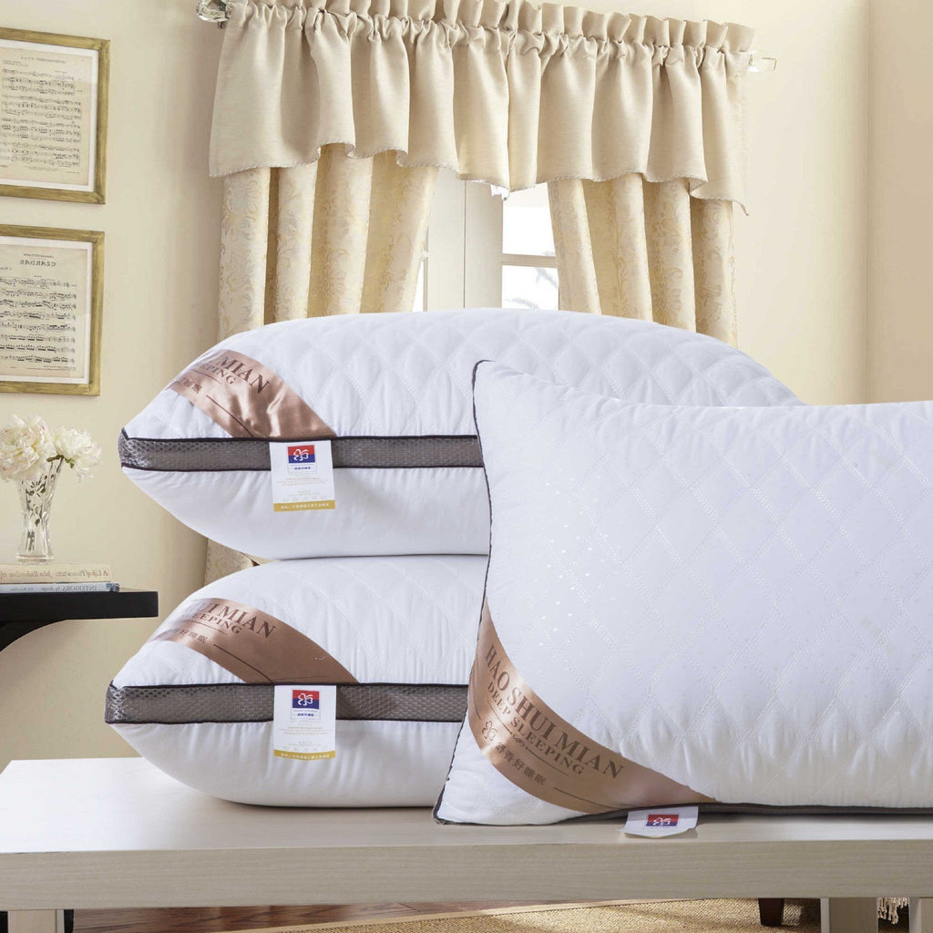 White Rectangular Bed Pillow, 48 × 74 cm