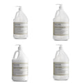APOTECAROMA Bulk Refill Set – 1 Gallon Shampoo, Conditioner, Body Wash & Body Lotion (Sandalwood Rose)