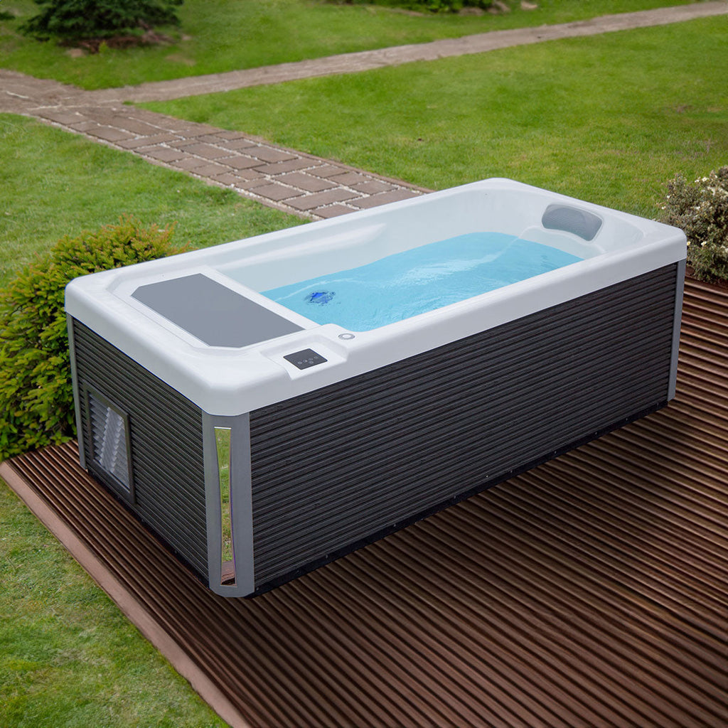 Alaska Pro Cold Plunge Tub | Ice White & Gray