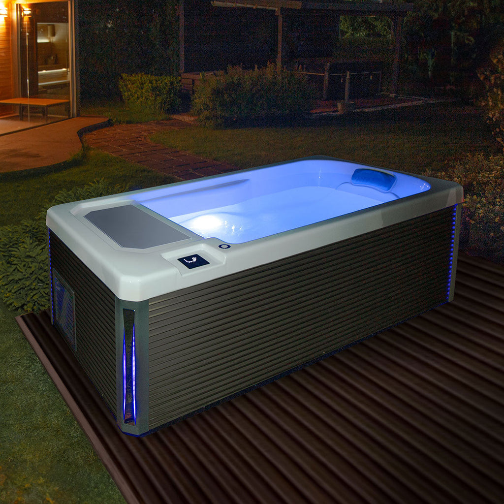 Alaska Pro Cold Plunge Tub | Ice White & Gray