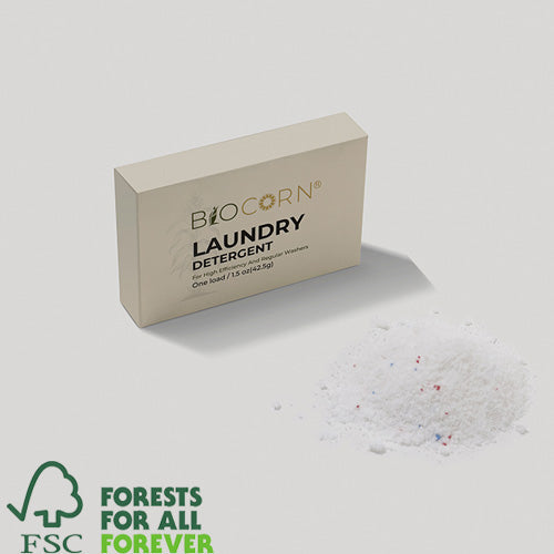 BIOCORN Powdered Laundry Detergent, 1.5 oz - 200 Pack