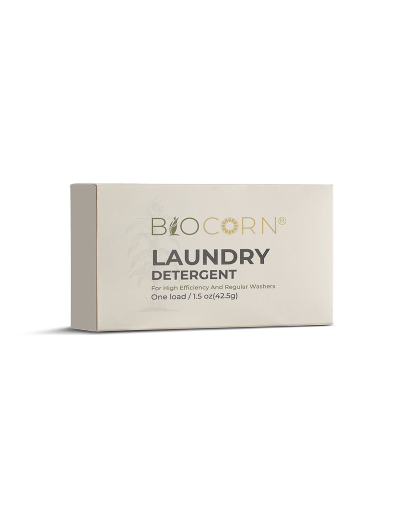 BIOCORN Powdered Laundry Detergent, 1.5 oz - 200 Pack