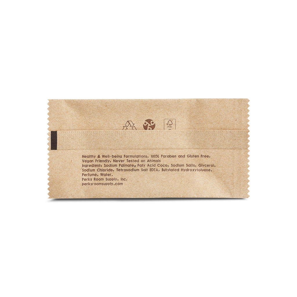 200 / 400 Pack 0.5oz Hotel Bar Soap Bulk - No Plastic Kraft Paper Bag - Nisgur