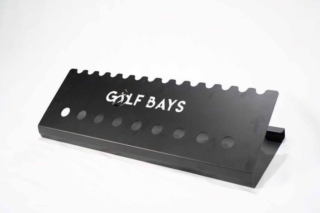 Golf Club Display Rack – Holds 14 Clubs & 9 Golf Balls | Indoor Golf Storage