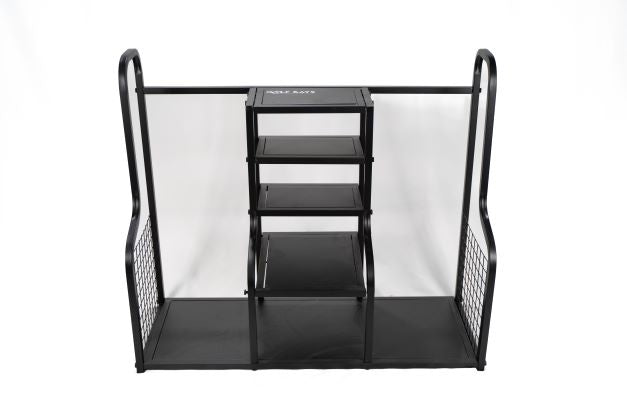 Dual Golf Bag Display & Storage Organizer