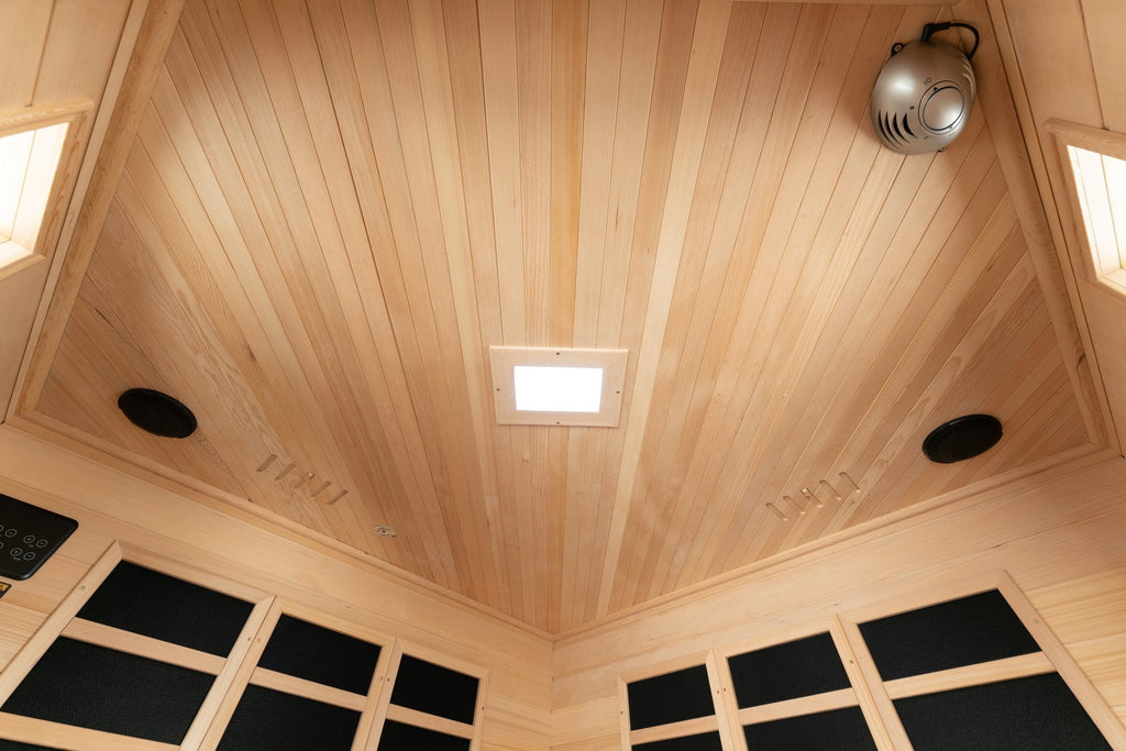 Vienna Corner Far Infrared Sauna | Canadian Hemlock | 4-5 Person