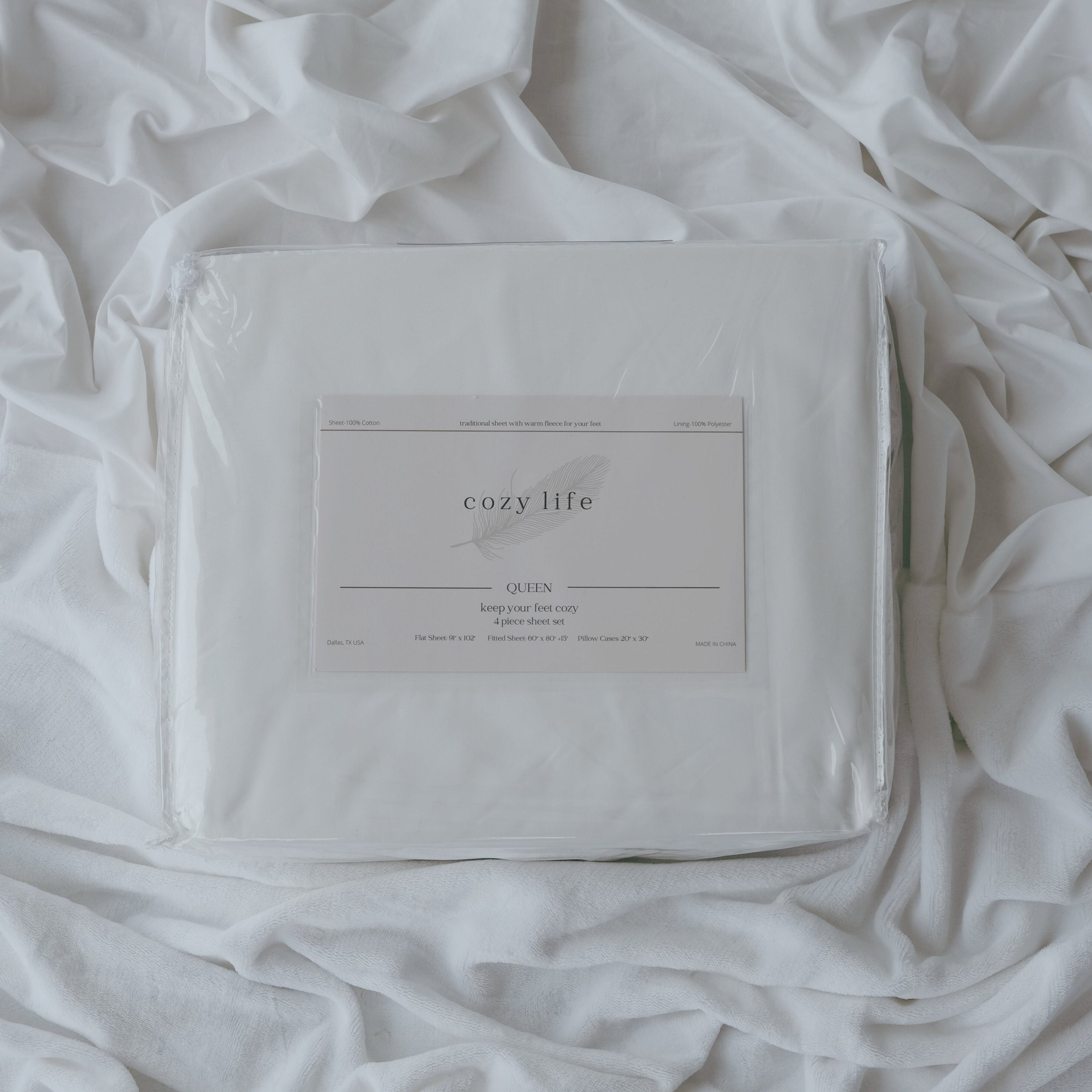 Balanced Foot Warmth Bed Sheet Set