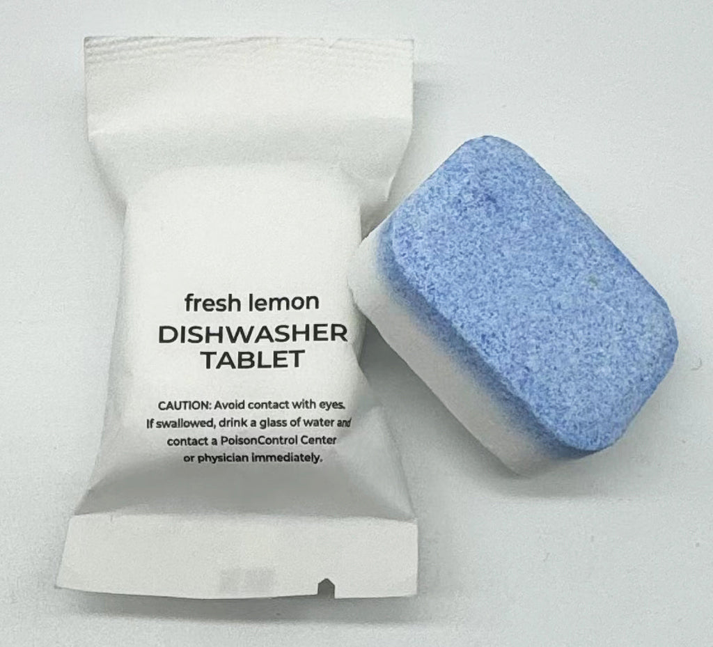 Lemon Dishwasher Detergent Tablets, 20 g - 100 or 200 Pack