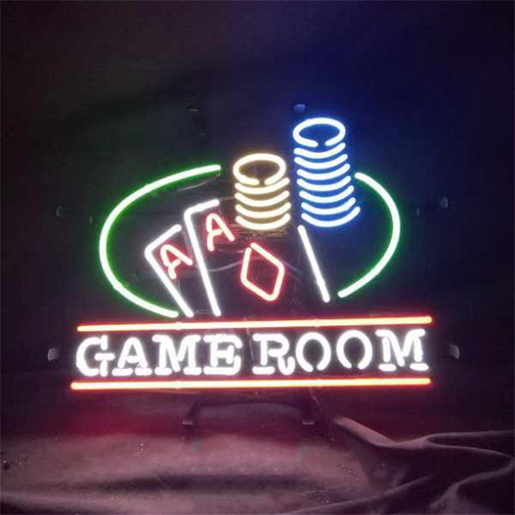 Game Room Poker Neon Sign