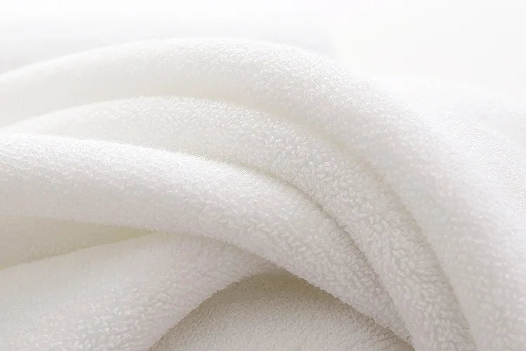 Hotel-Grade White Cotton Bath Towel