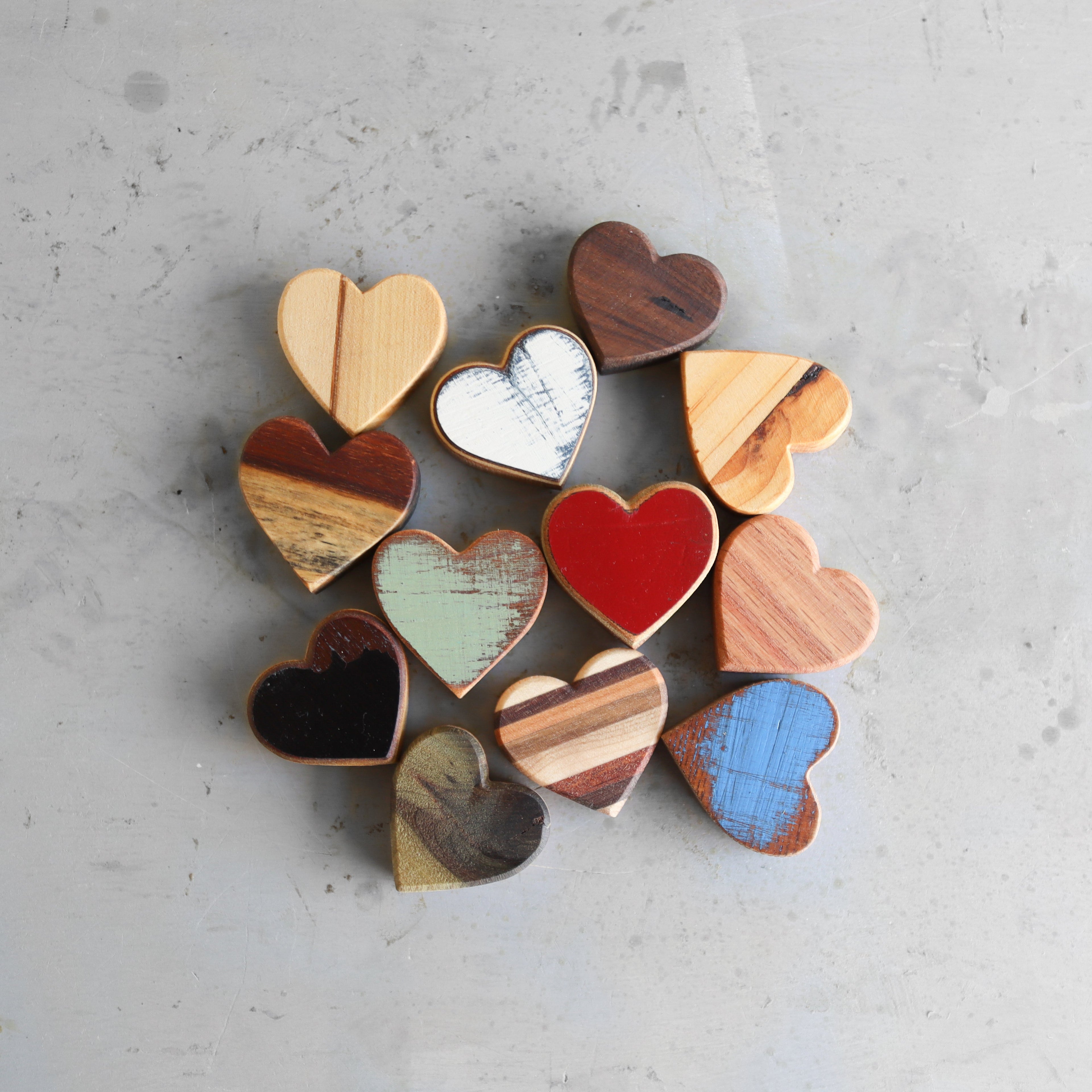 Handmade Reclaimed Wood Hearts