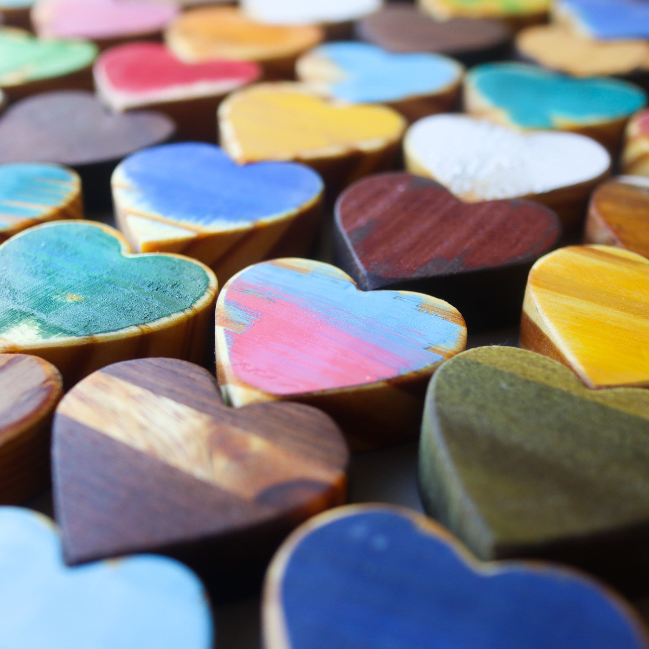 Handmade Reclaimed Wood Hearts