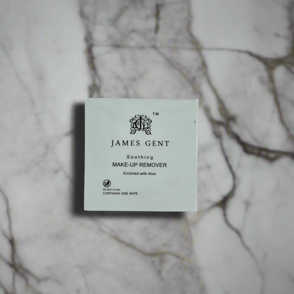 James Gent Aloe Makeup Remover Wipes - 250 or 500 Pack