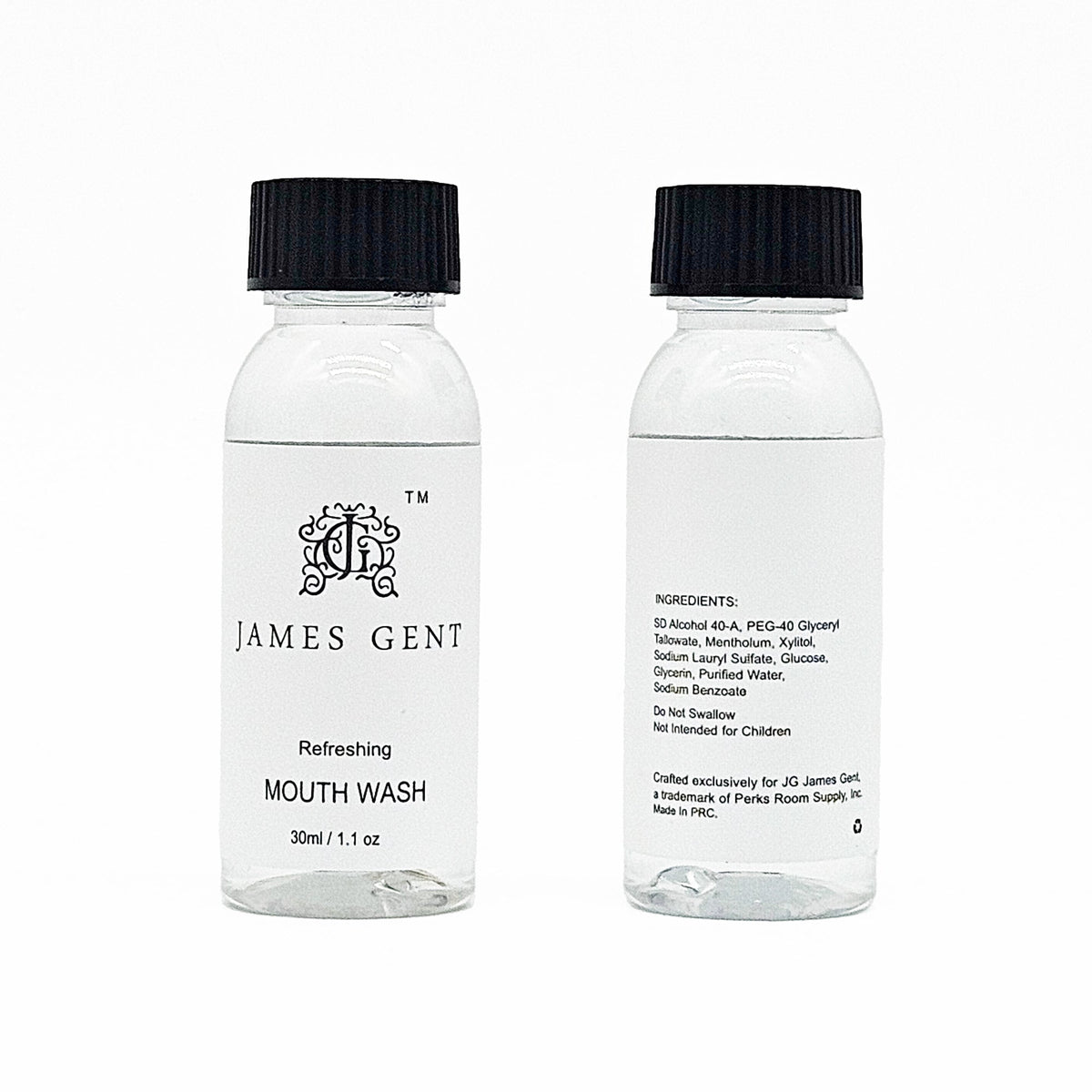 James Gent Mint Mouthwash, 30 mL - 50 or 200 Pack