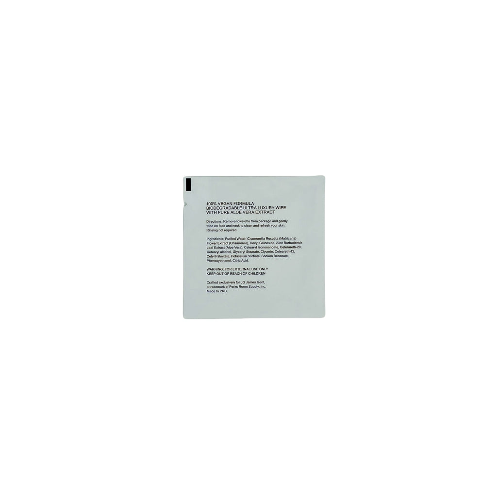 James Gent Aloe Makeup Remover Wipes - 250 or 500 Pack