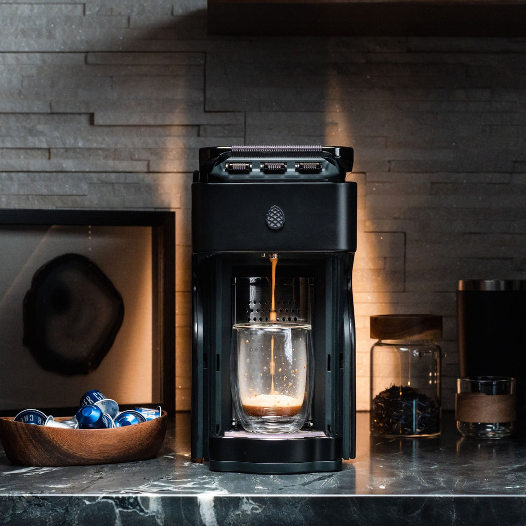 Line1 Espresso and Coffee Machine: Satin Black