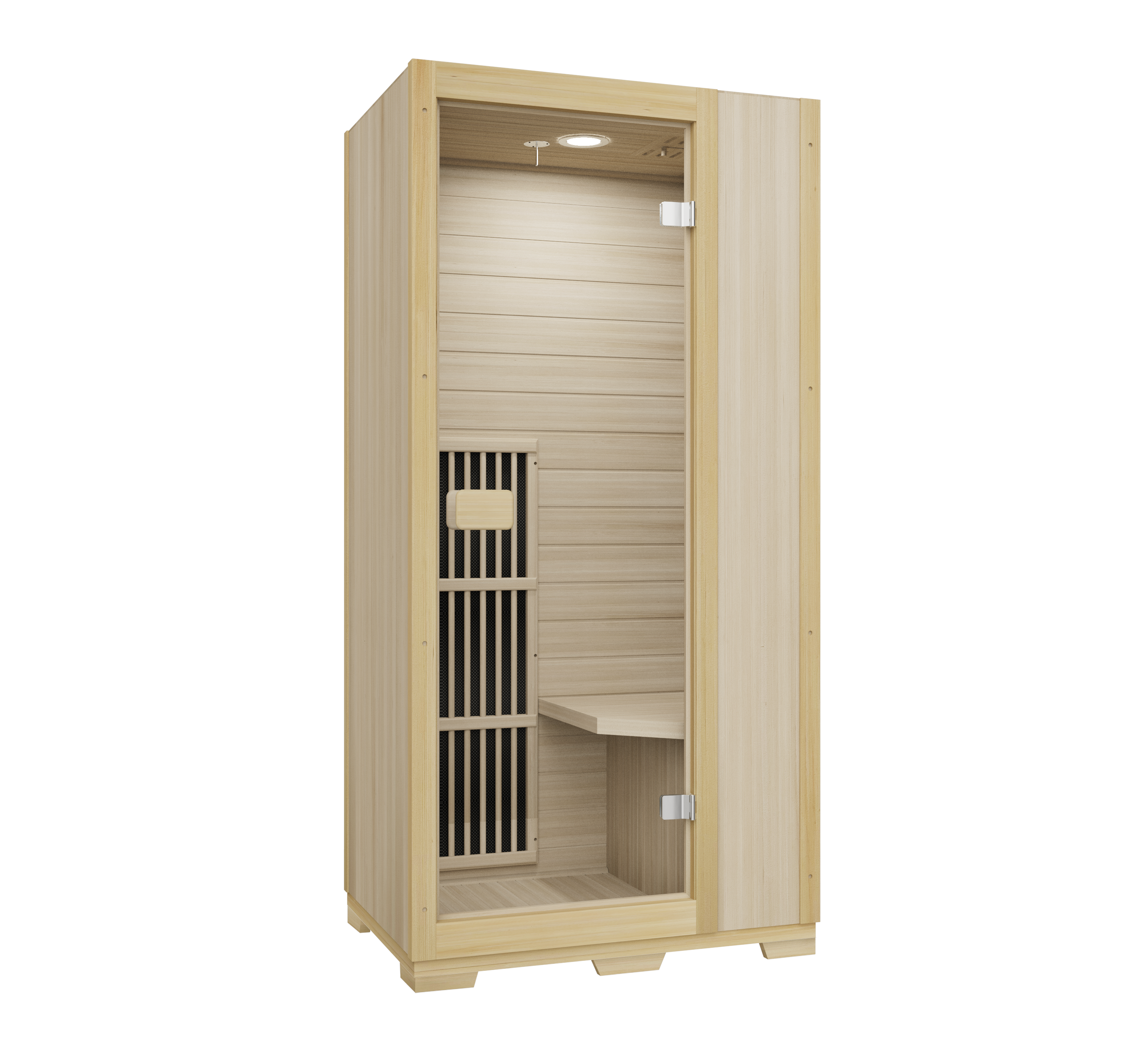 Blisspod Vienna 1-Person Far Infrared Sauna – Canadian Hemlock, Very Low EMF