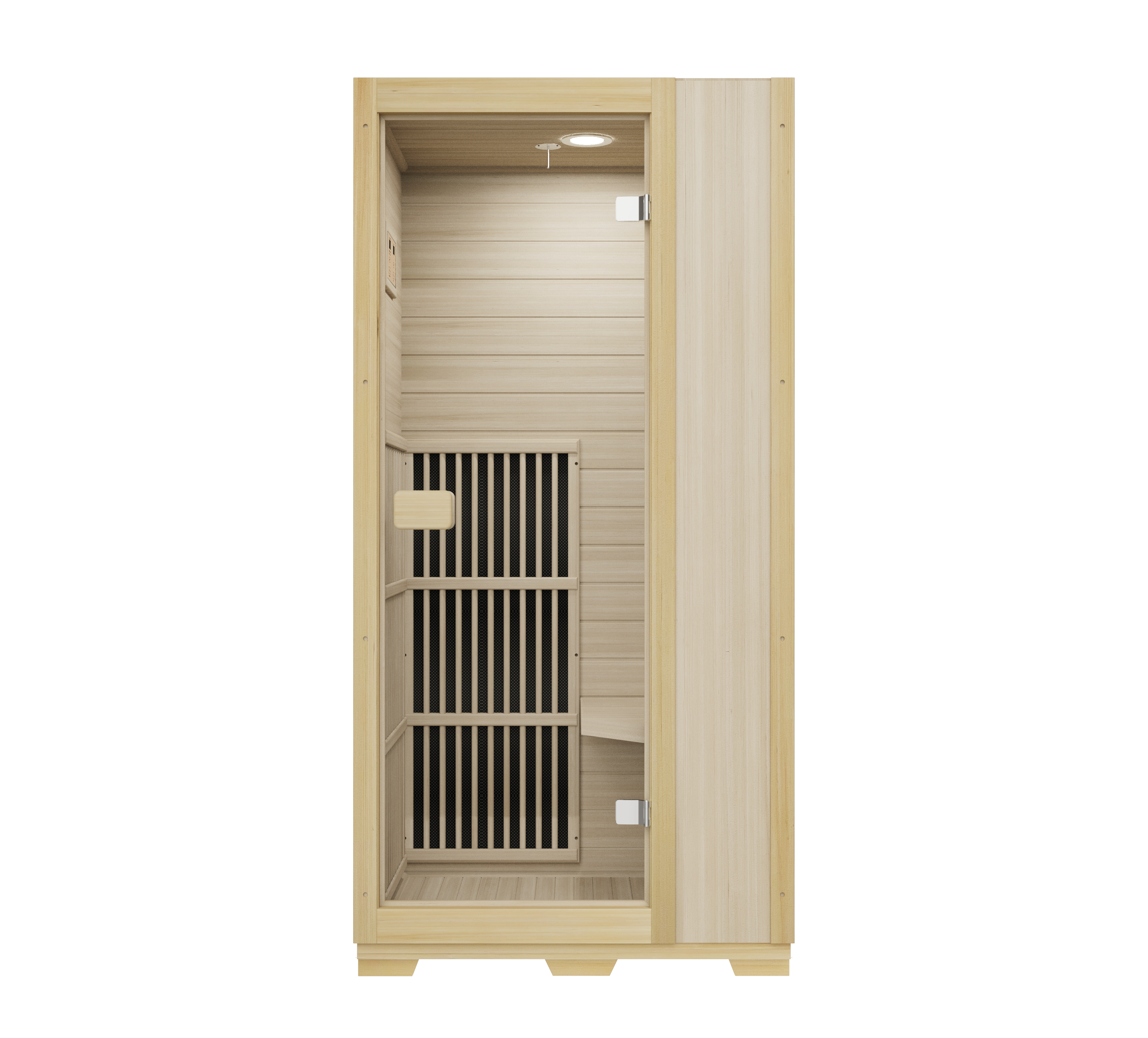 Blisspod Vienna 1-Person Far Infrared Sauna – Canadian Hemlock, Very Low EMF