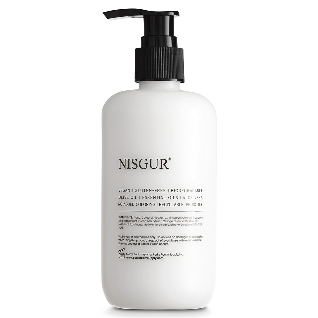 Nisgur Conditioner Pump Bottles, 300 mL - 12 Pack