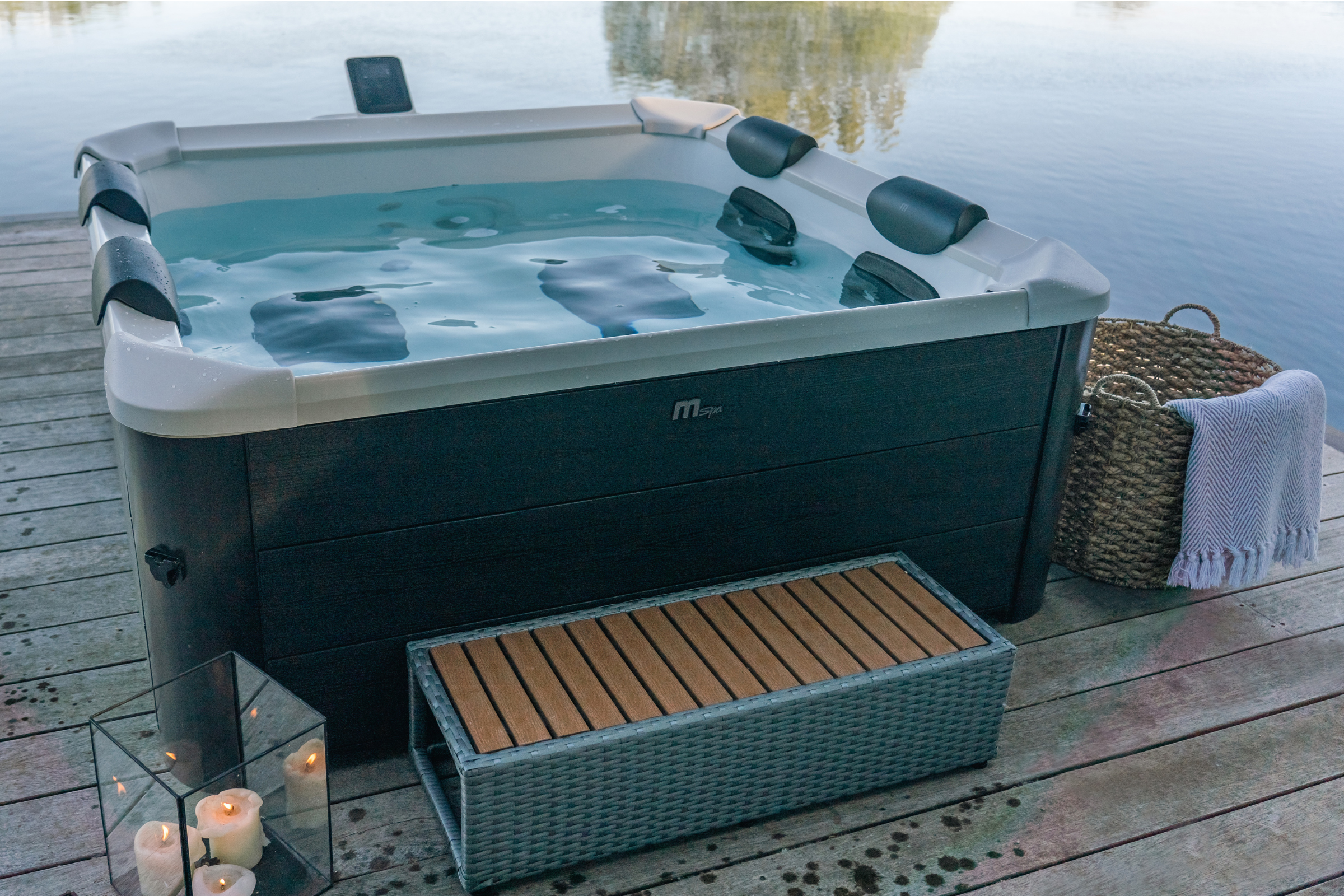 MSpa Oslo Frame Series Rigid Hot Tub | Light Up | Up to 6 Person