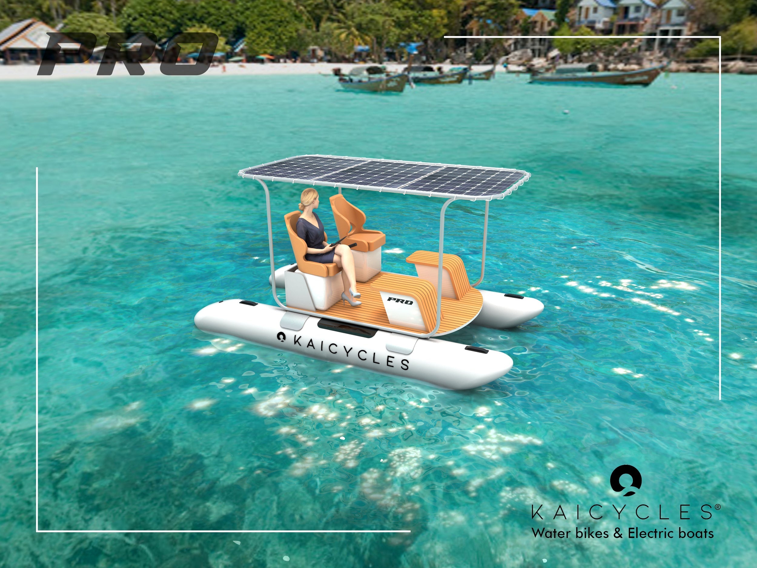 PRO Inflatable Electric Boat | Luxury Mini Yacht | EU-Made | 4 Person