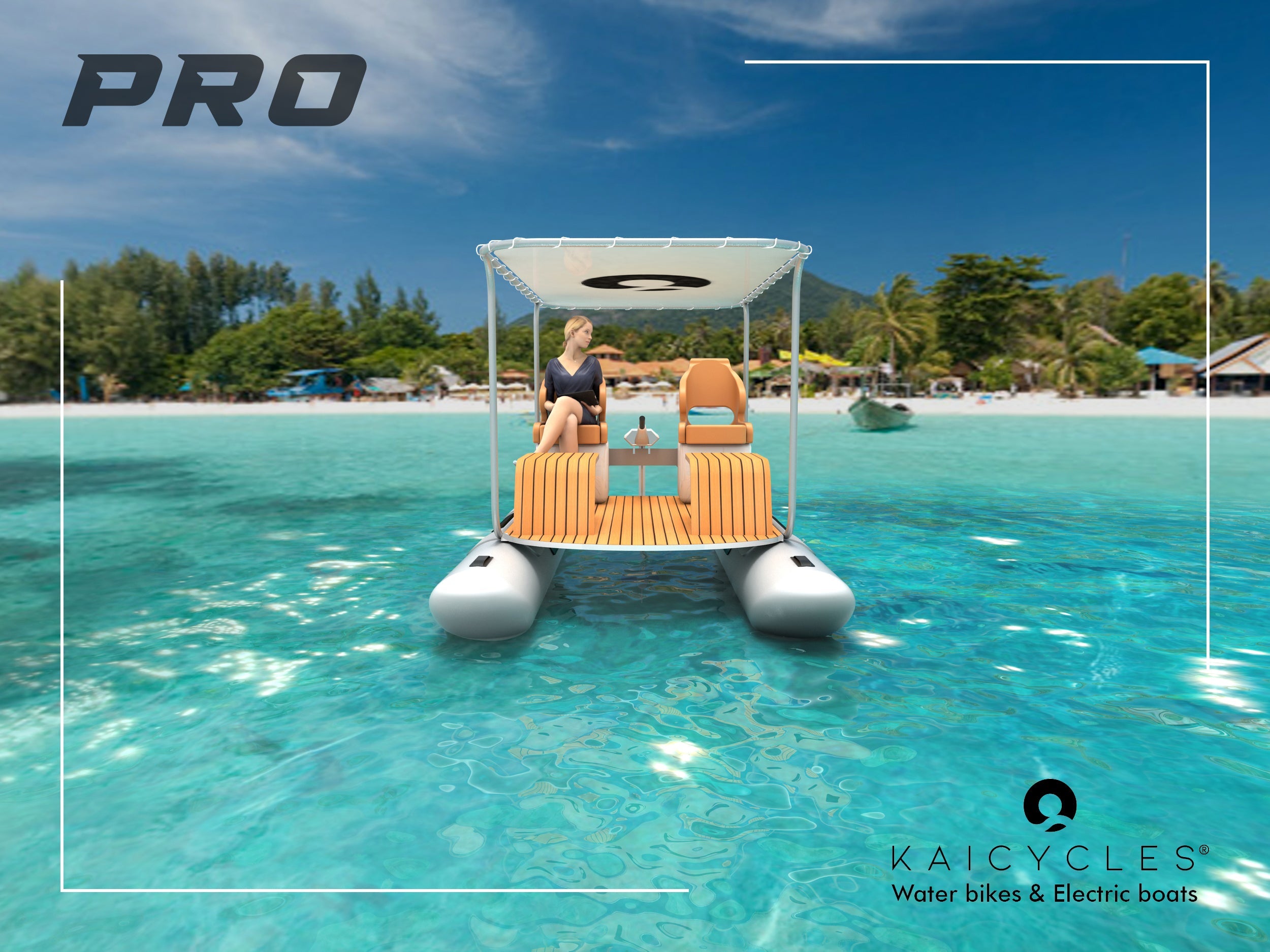 PRO Inflatable Electric Boat | Luxury Mini Yacht | EU-Made | 4 Person