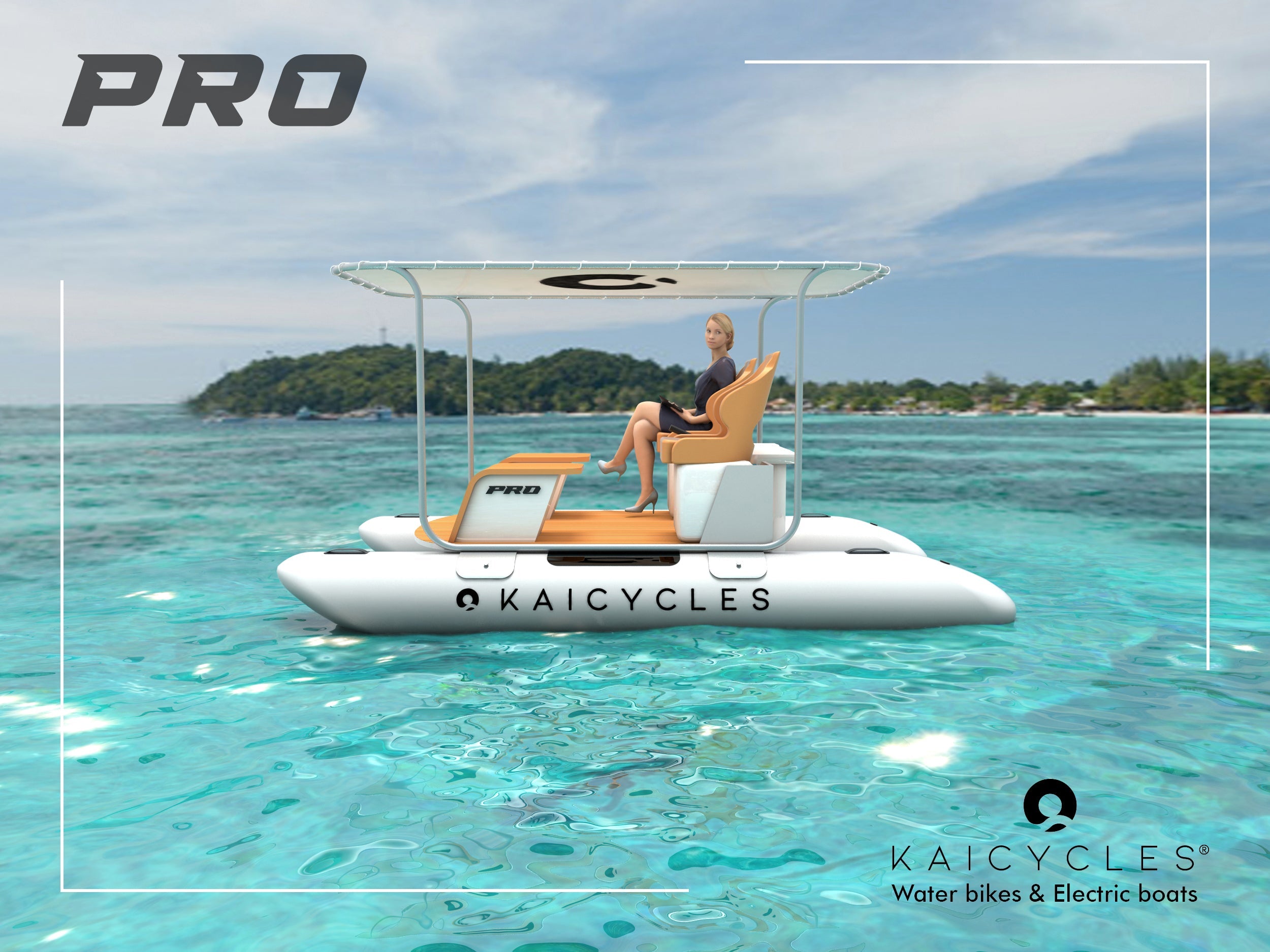 PRO Inflatable Electric Boat | Luxury Mini Yacht | EU-Made | 4 Person