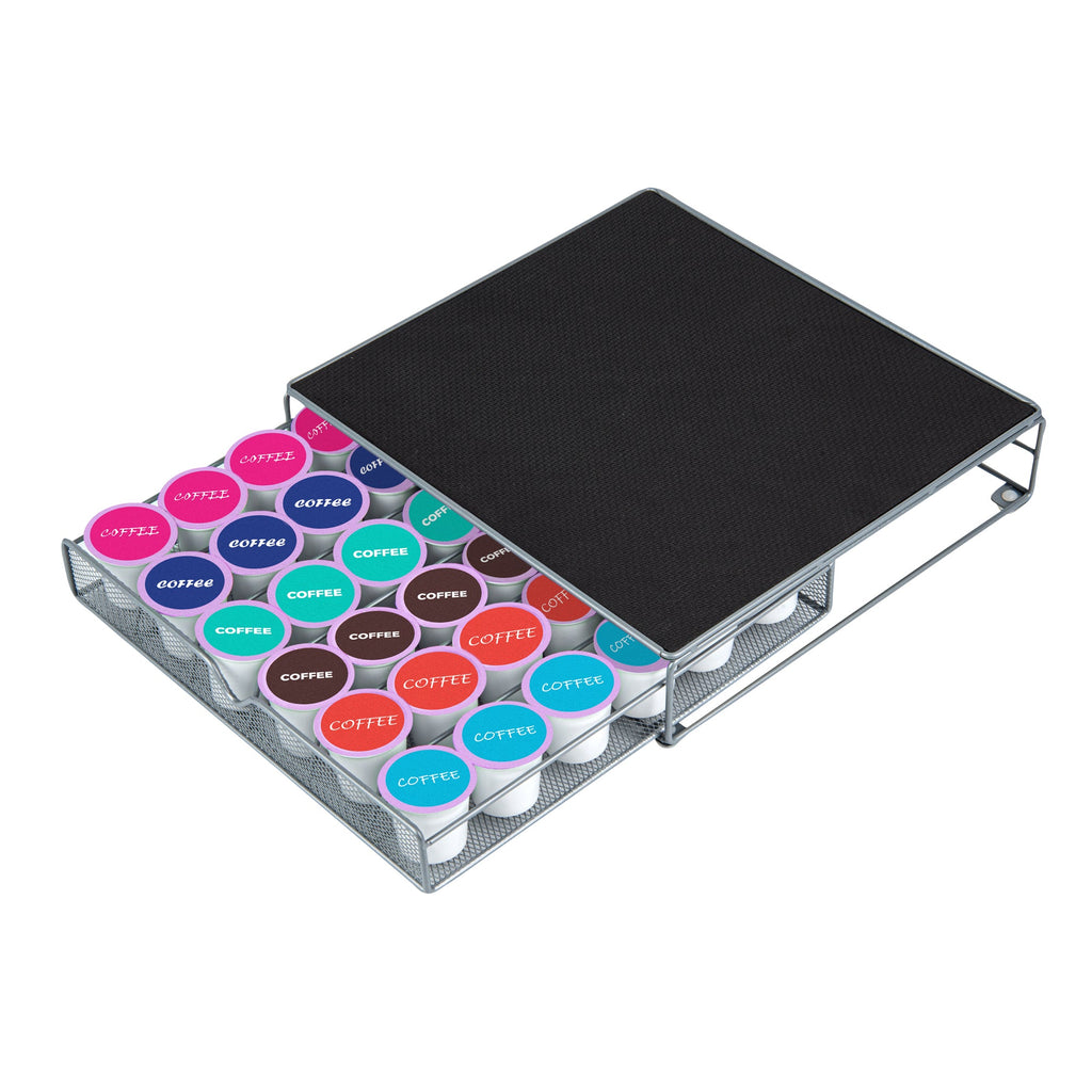 Iron Coffee Pod Storage Drawer – Holds 36 K-Cups