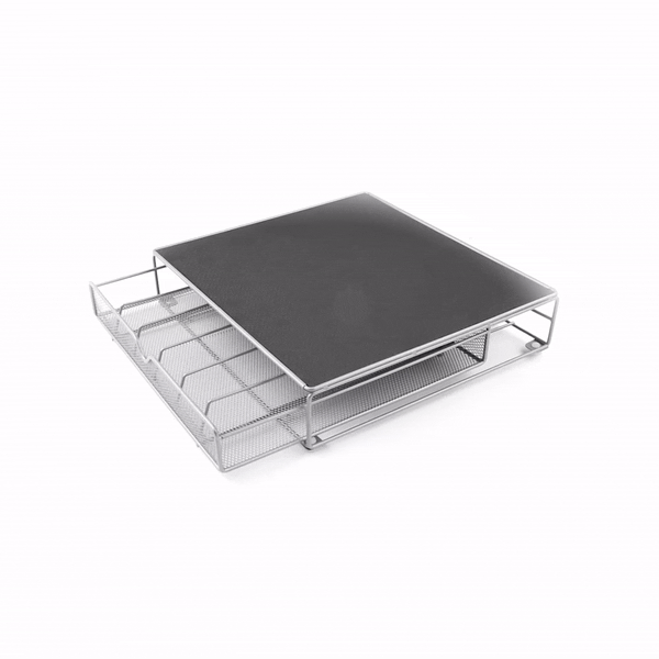 Iron Coffee Pod Storage Drawer – Holds 36 K-Cups