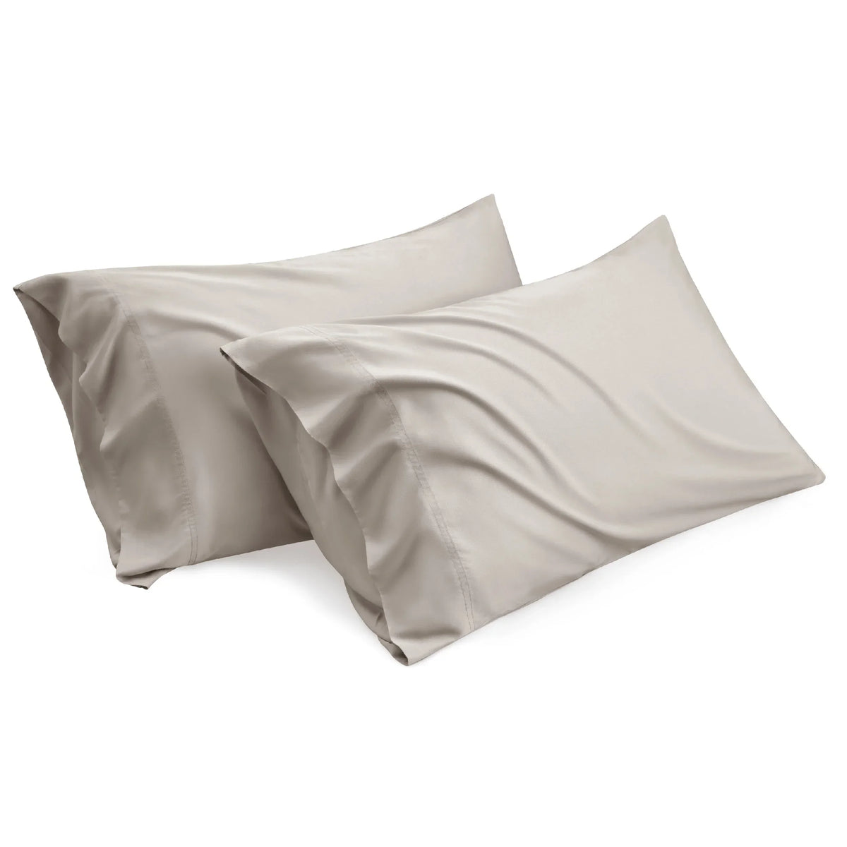 Bamboo-Derived Rayon Pillowcases - 2 Pack, Multiple Sizes